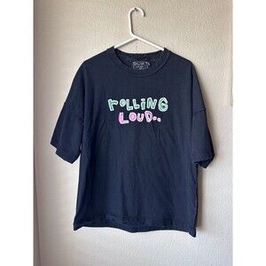 Rolling Loud Men’s Large T-Shirt b2Ss 2049 Art Music Festival Miami 2022 Black